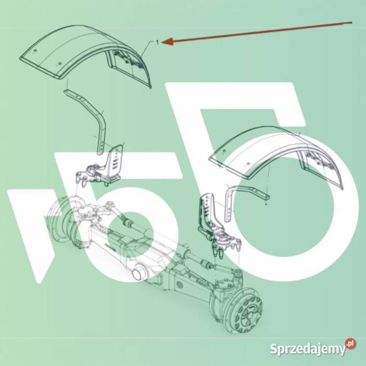 Błotnik Kompletny R30 Claas Axion Wilkowo