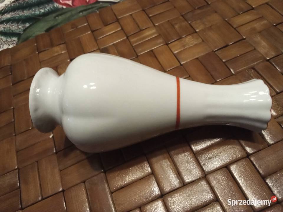Prl mały wazon porcelana Chodzież biały łódzkie Łódź sprzedam