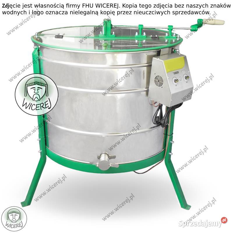 Miodarka RęcznoElektryczna 6 Ramkowa Nierdzewna Jaśliska