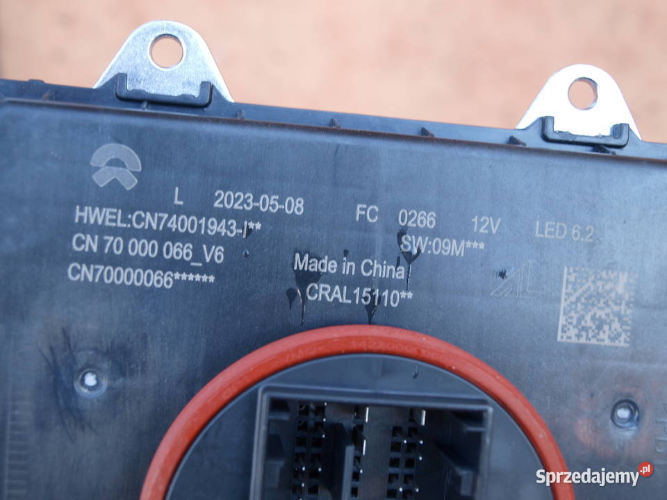 NIO przetwornica moduł lampy przód Led wielkopolskie Kalisz