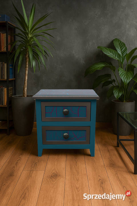 Szafeczka nocna w stylu orientalnym ręcznie Wesoła