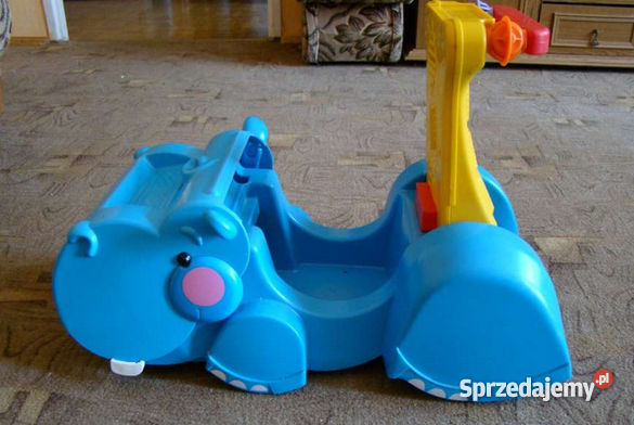 Hipopotam Fischer Chodzik Jeździk Pchacz Szczecin