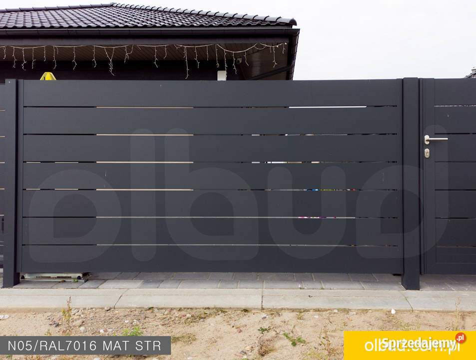 Ogrodzenie poziome nowoczesne ALFEN N05