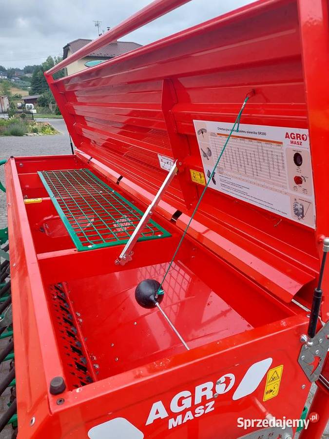 Sprzedam siewnik Agro masz 3m SR300 nowy redlice Końskowola