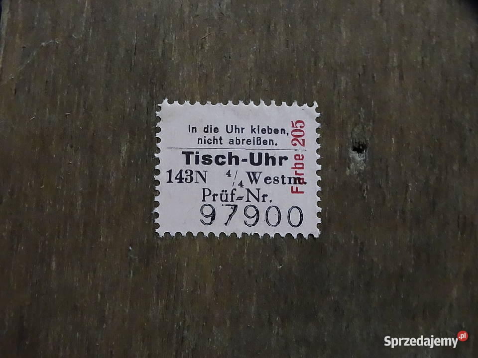 Zegar kominkowy vintage LaFleur Lauffer Zegary Biłgoraj