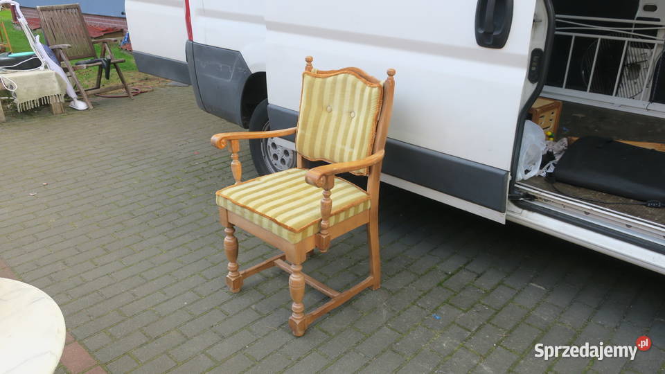 Stary fotel sprężynowy zachodniopomorskie Wrzosowo