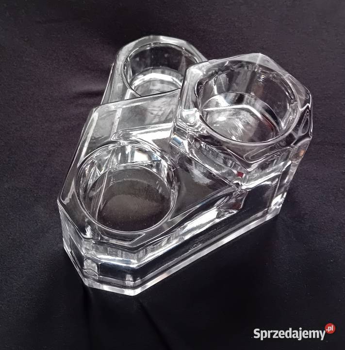 Kryształowy świecznik Partylite Germany 3 x Koźminek sprzedam