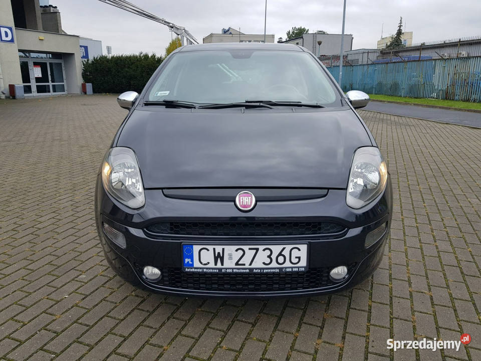 Fiat Punto Evo 14 Turbo Benzyna 135 Klimatronik Zarejestrowany w Polsce Włocławek