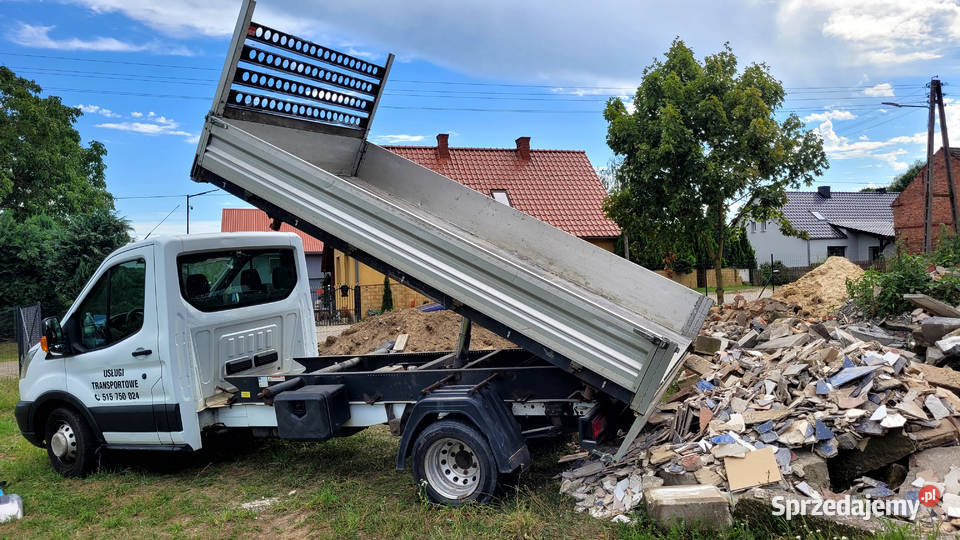 Wywóz gruzu ziemi odpadów budowlanych Wywrotką Transport towarów Zielona Góra