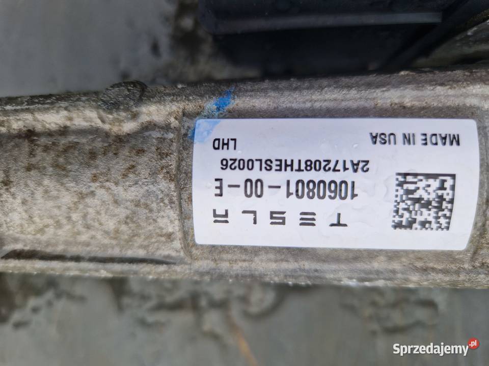 Tesla Model S Lift Model X przekładnia Przekładnie kierownicze Mielec