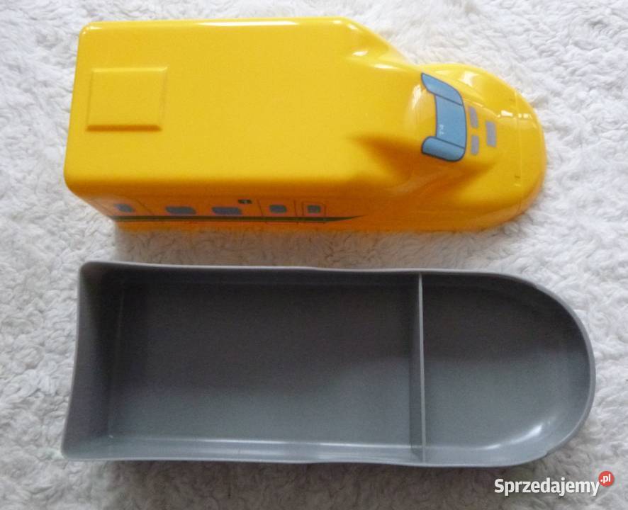 Japońskie pudełko lunchowe bento box shinkansen żółty Akcesoria kuchenne Warszawa