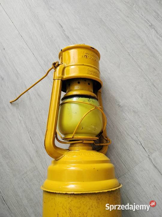 Żółta lampa naftowa Niemcy Pozostałe Choszczno sprzedam