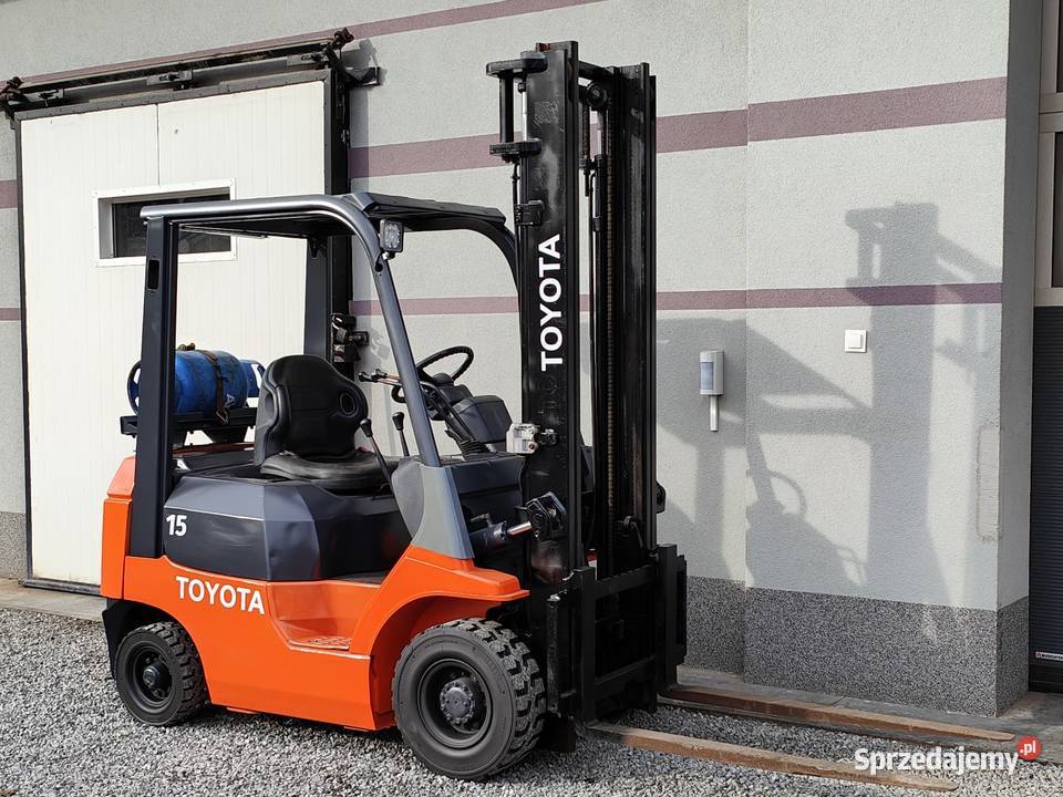 Wózek widłowy Toyota 7FG15 Lpg podnosi 35M Sandomierz