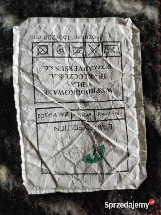 dwustronny narzuta koc pled motyw zwierzęcy duży sprzedam