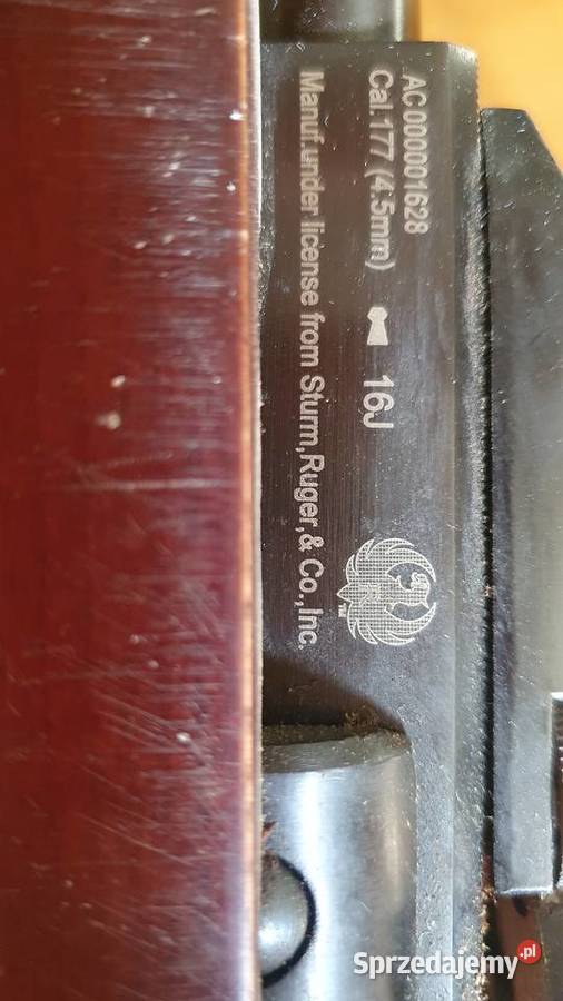 Wiatrówka RUGER 177 45 cal Wisznia Mała