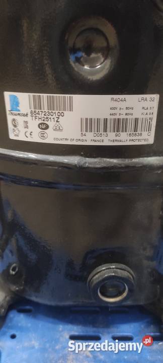 Sprężarka hermetyczna Lunite TFH2511 6kW 10C 40C Paczków