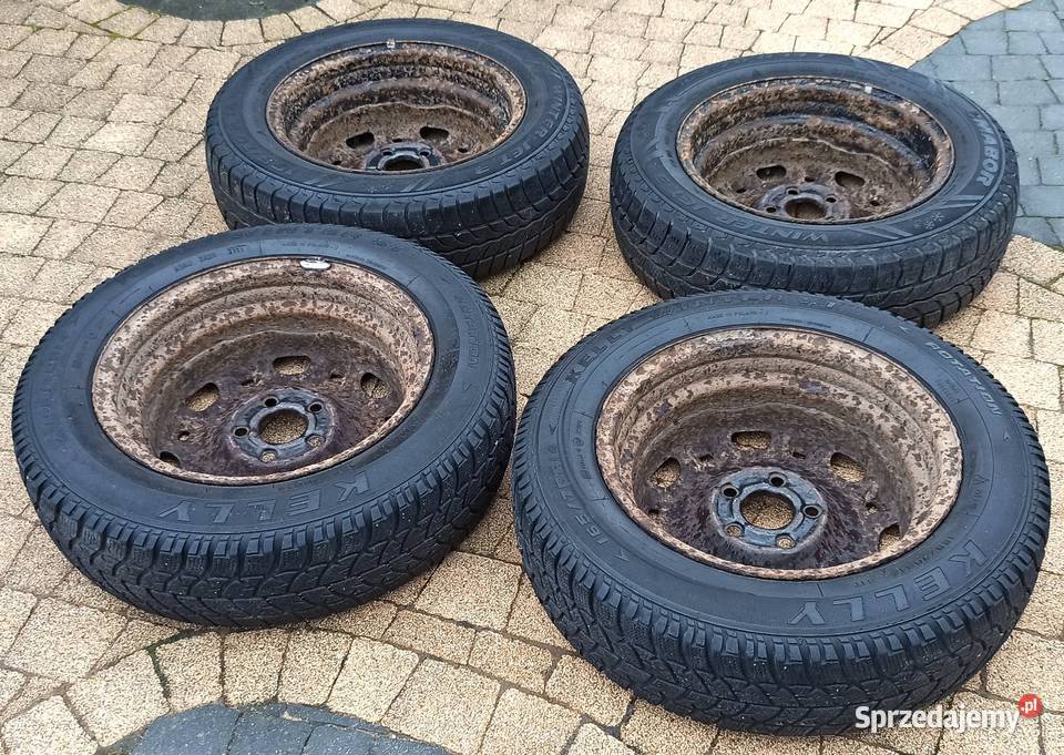 VW Polocztery koła z oponami zimowymi 16570 R14 Klebark Mały