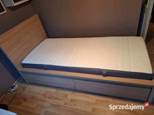 Łóżko jednoosobowe Malm z szufladami Poznań