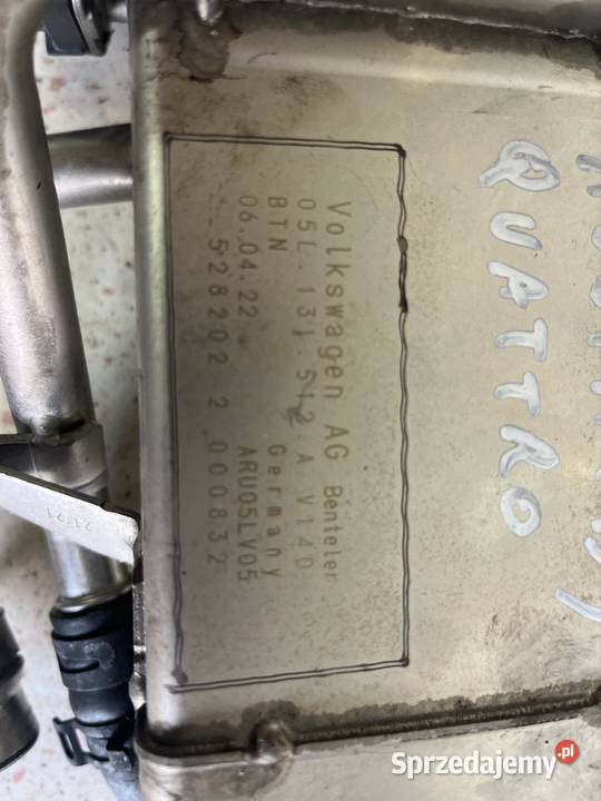 Chłodnica Spalin EGR Audi A4 B9 Quattro Wschowa