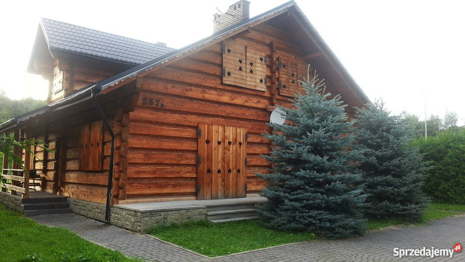Dom z bali KrynicaZdrój drewno