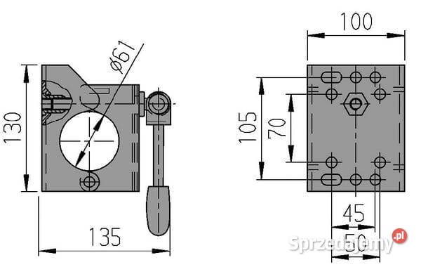 Zacisk koła podporowego 249859