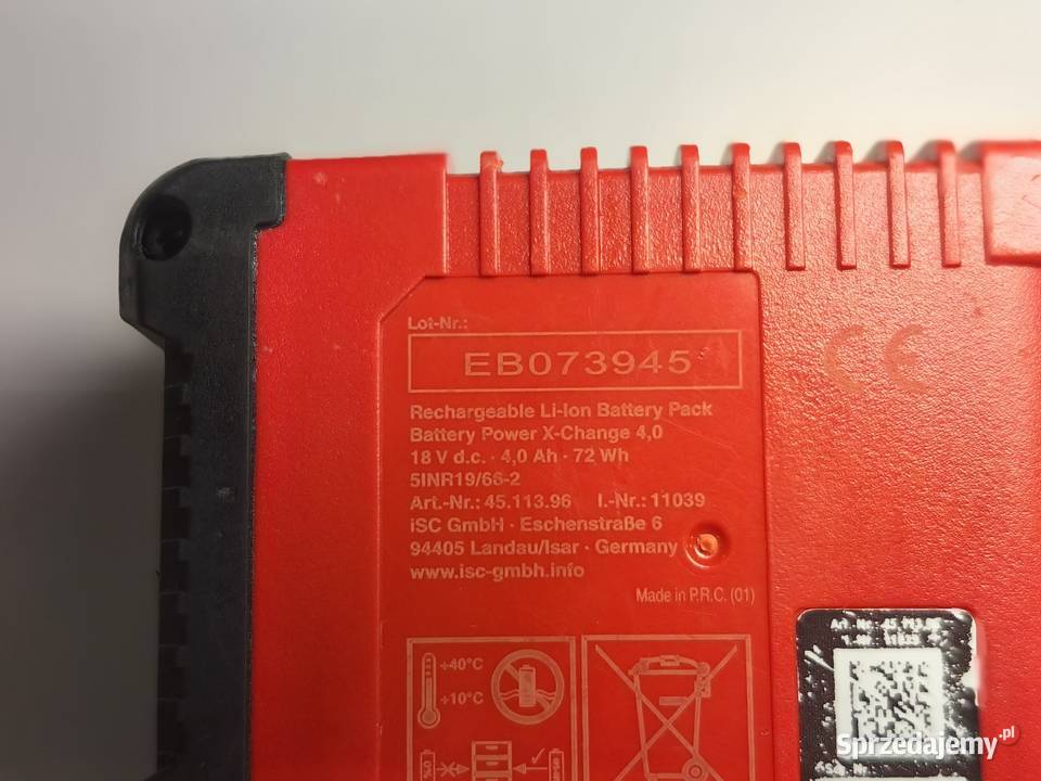 Bateria Akumulator Einhell 4Ah nowy DPD Inczew