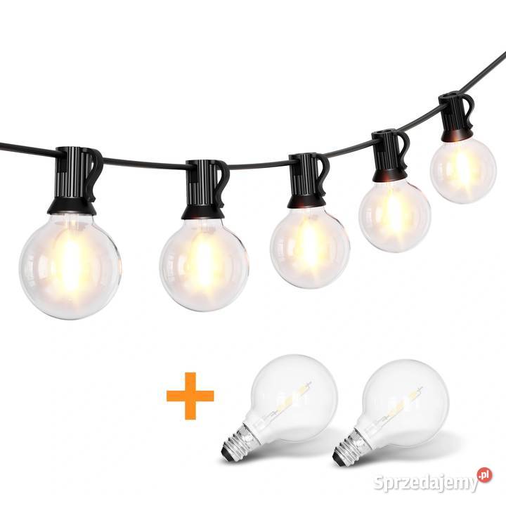 Girlanda ogrodowa świetlna łańcuch 25x LED 15m 9