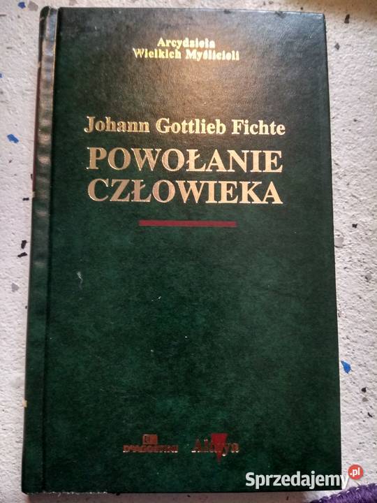 Powołanie człowieka Fichte książki antykwariat