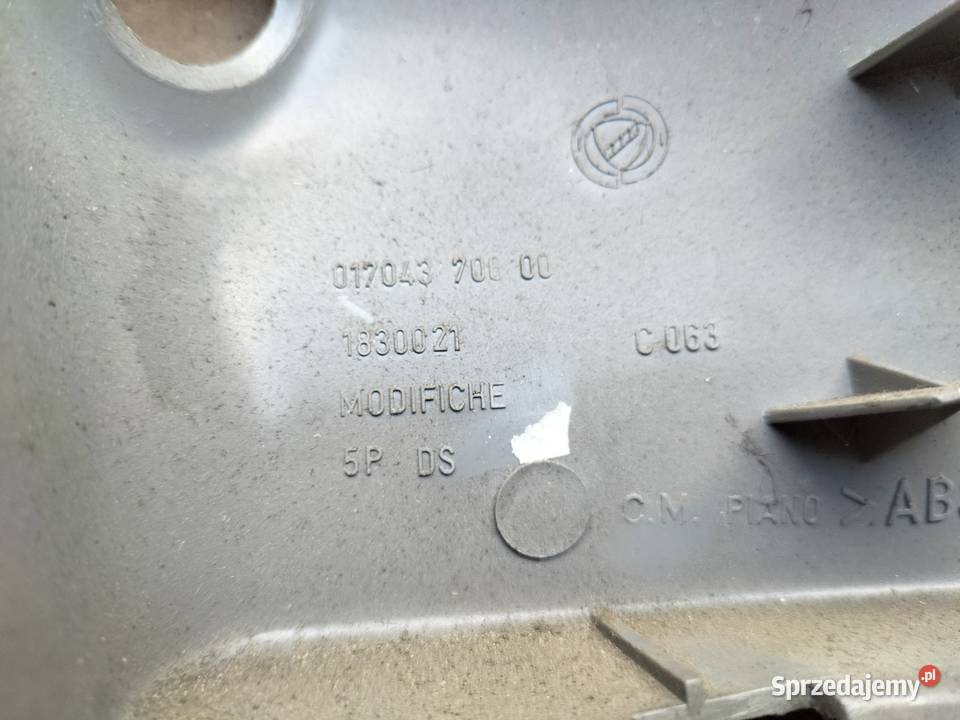 FIAT PUNTO 1 MK1 017043 OSŁONA WEWNĘTRZNA