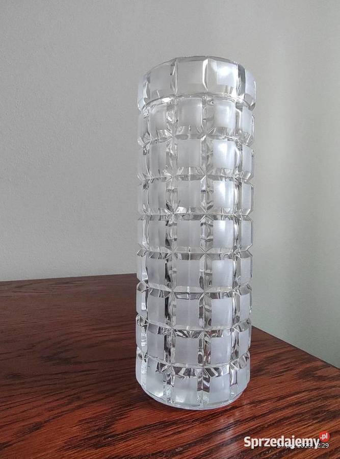 Kryształowy wazon w stylu Vintage lata 70te Przeczów sprzedam