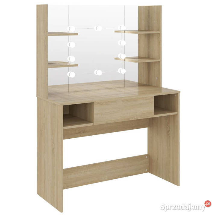 Stolik do makijażu z LED 100x40x135 MDF kolor Warszawa