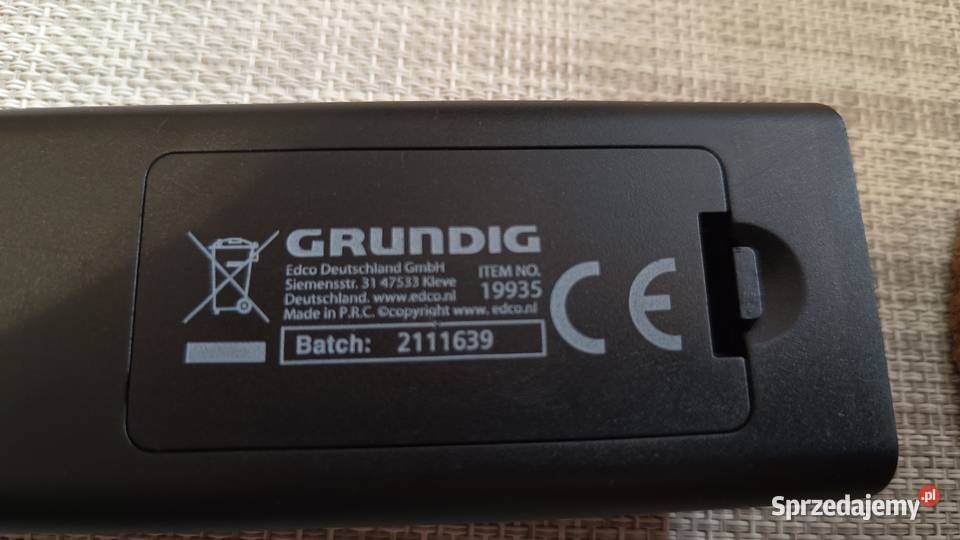 Pilot do telewizora Grundig 60UH605V Pozostałe Tczew