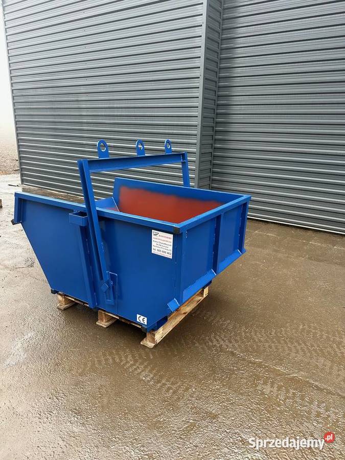 Kontener samowyładowczy na dźwig pojemnik 1 m3