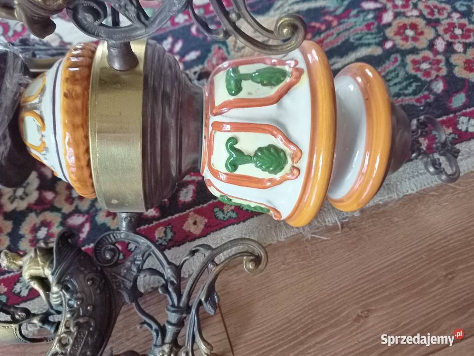 Żyrandol antyk 1892r duży Warszawa sprzedam