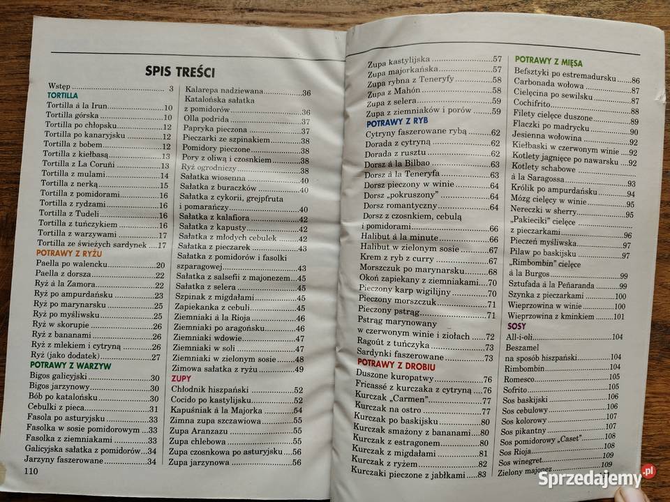 Potrawy z hiszpańskiej tawerny Janina Pałęcka Kultura i Rozrywka Kraków sprzedam
