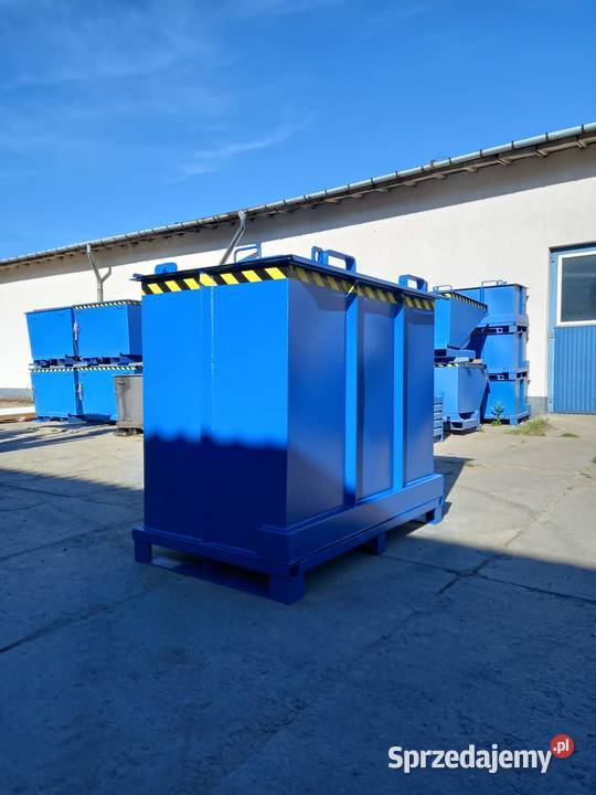 Kontener z otwieranym dnem PMD 1300 L produkt Kielce