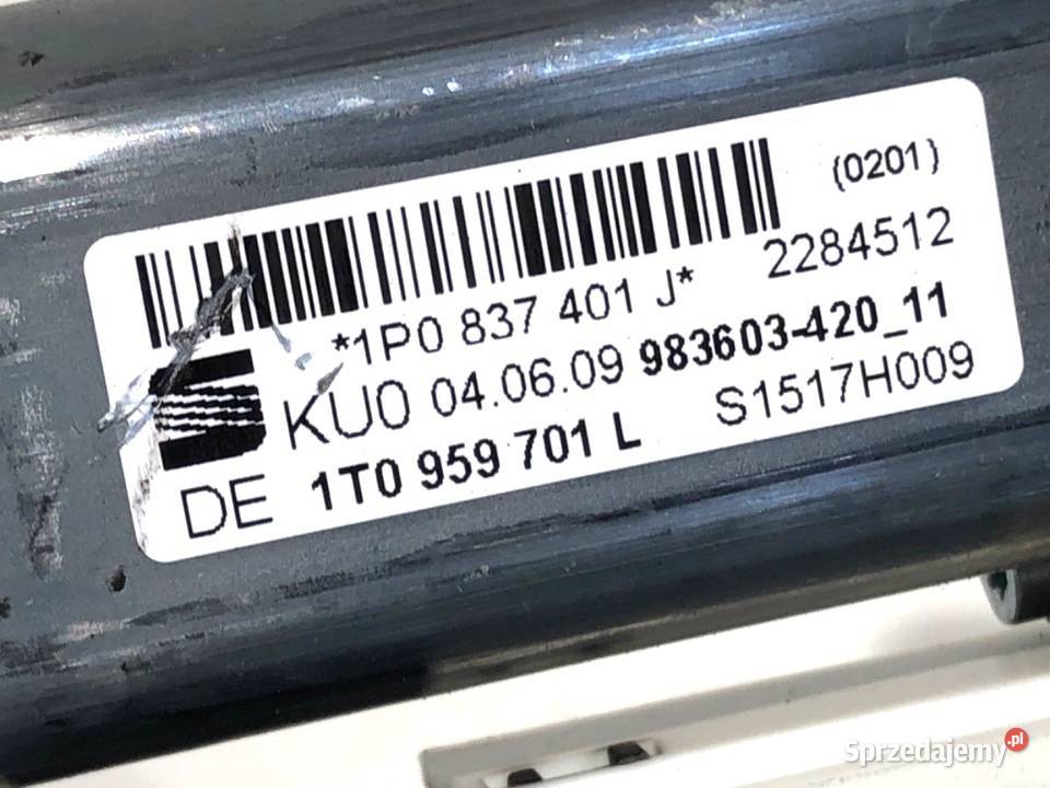 PODNOŚNIK SZYBY LEWY PRZÓD SEAT LEON II