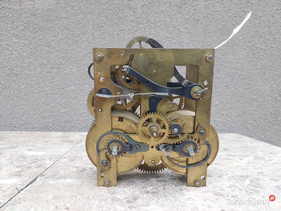 604 Mechanizm starego zegara ściennego Junghans Tczew