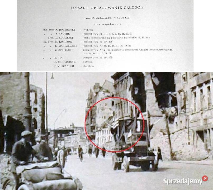 Sześcioletni Plan Odbudowy Warszawy 1950r lubelskie Chełm