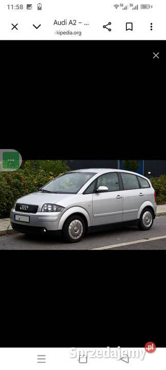 Audi a2 kupię całe uszkodzone z województwa małopolskie Skawina