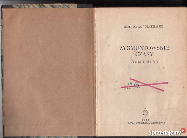01897 ZYGMUNTOWSKIE CZASY POWIEŚĆ Z ROKU 1572 małopolskie