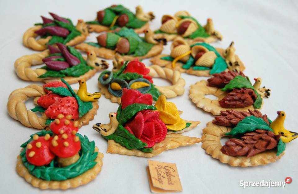 Precle wieńce ptaki kwiaty orzechy listki Lublin