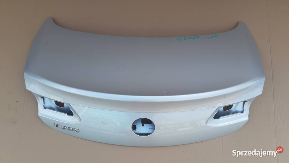 MERCEDES EKLASA W238 COUPE KLAPA BAGAŻNIKA TYŁ Trzciel
