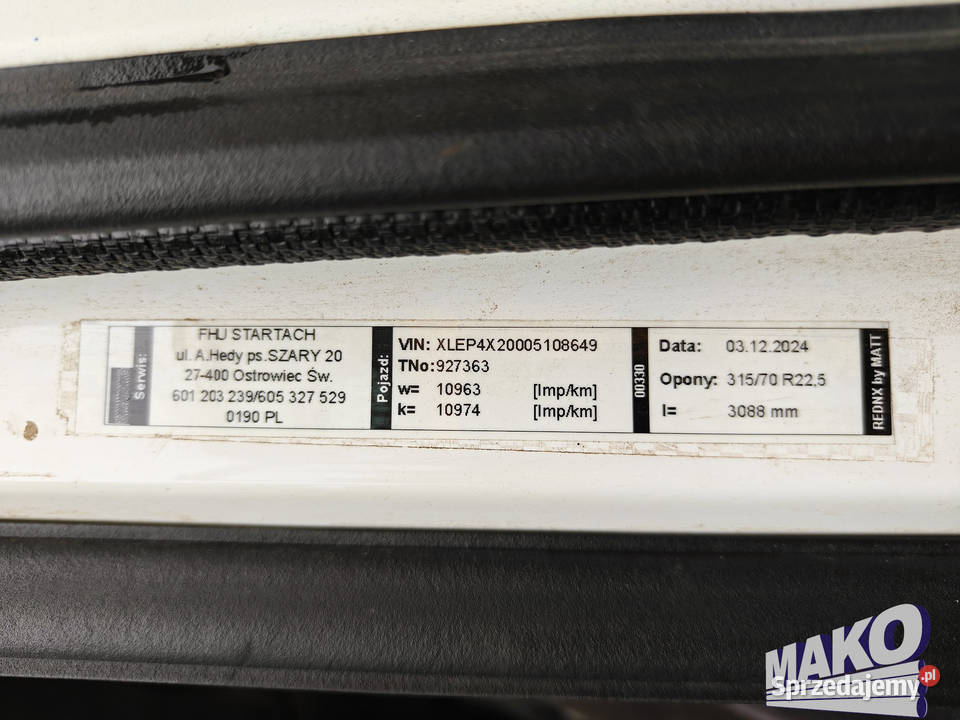 Scania P94 4X2 sprawna znikomy przebieg wywrotka Ostrowiec Świętokrzyski sprzedam