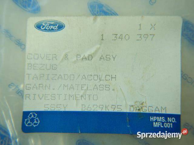 PODUSZKA SIEDZENIA PRZÓD FORD KA ORYGINAŁ NOWY