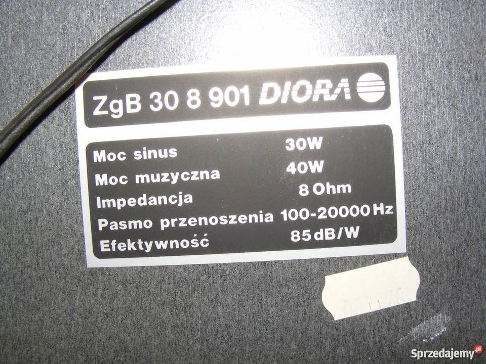 Kolumny polskie DIORA Power music 50 watts sound Słuchawki i głośniki łódzkie Łódź sprzedam