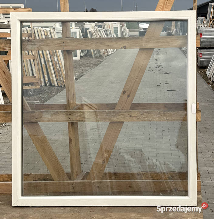OKNA KacprzaK Witryna 134X131 FIX Używany PCV Lublin