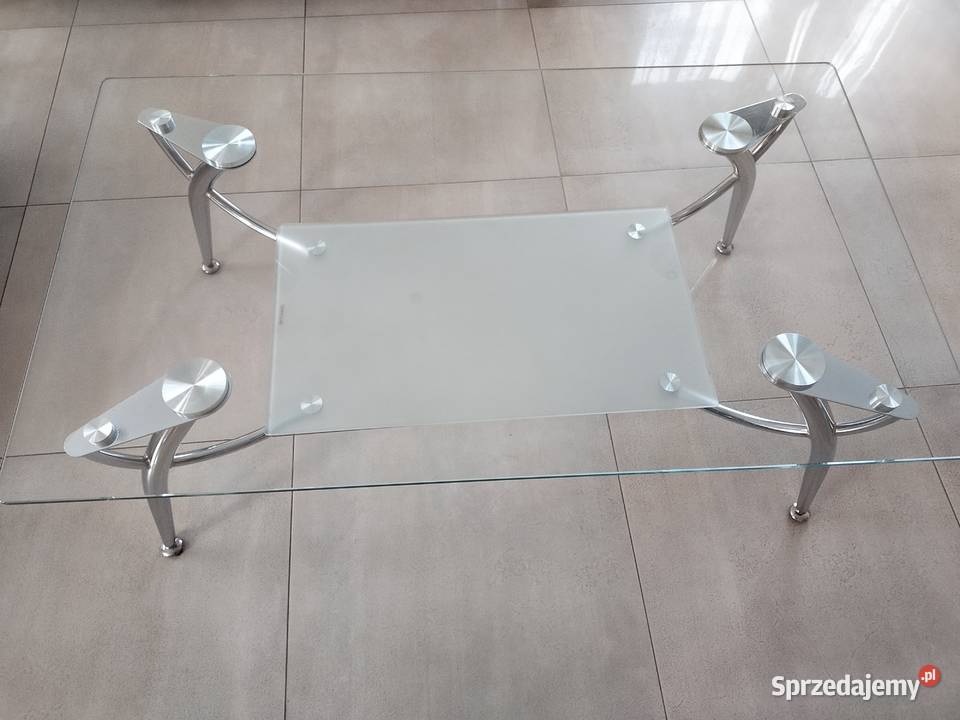 Stolik szklany 2 poziomy Szkło hartowane kujawsko-pomorskie Bydgoszcz