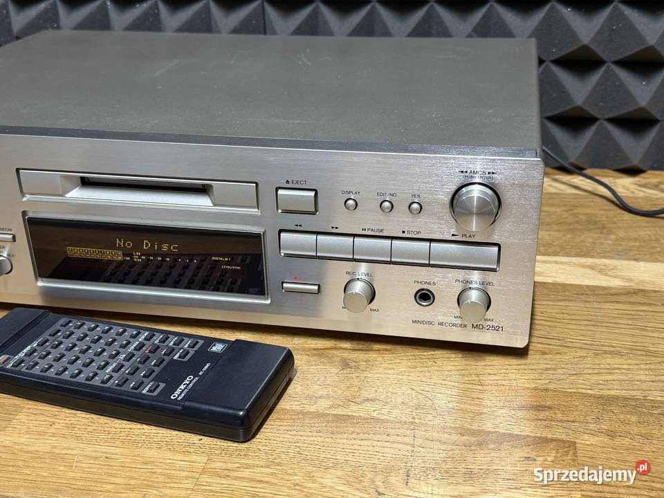 Odtwarzacz MINIDISC Onkyo MD2521 PILOT Odtwarzacze CD i MD Bielsko-Biała