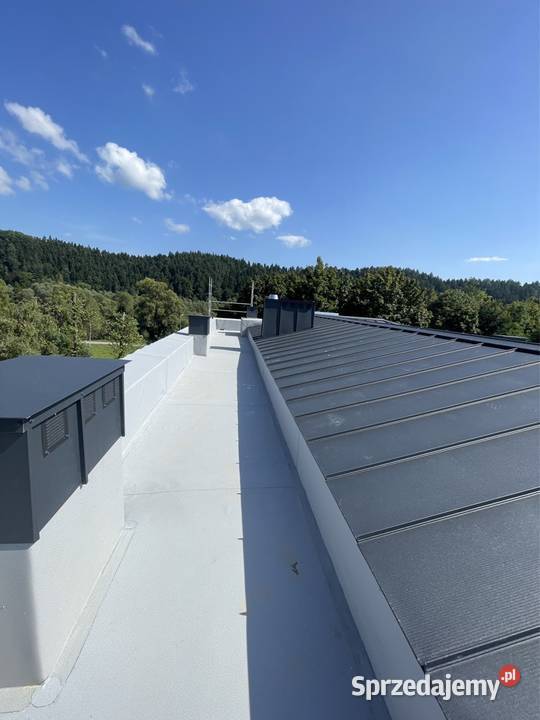 Dachy płaskie membrana PVC EPDM remont dachu Kraków